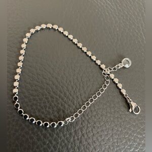 Elegant Gold plated Silver Women's Bracelet or anklet